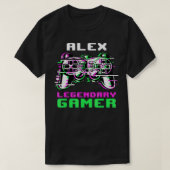 Ale Legendary Gamer Personalized T-shirt (Design voorkant)