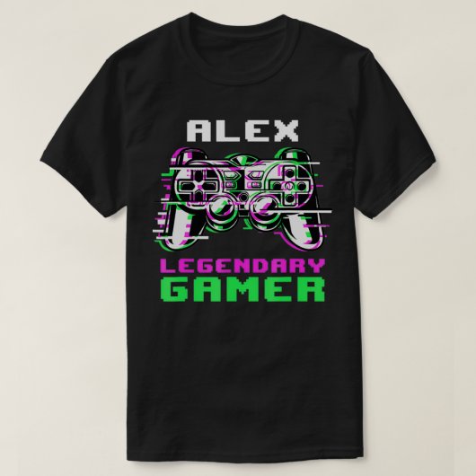 Ale Legendary Gamer Personalized T-shirt (Design voorkant)