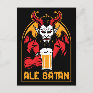 Ale Satan - Drink bier Briefkaart