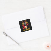 Ale Satan - Drink bier Vierkante Sticker (Envelop)