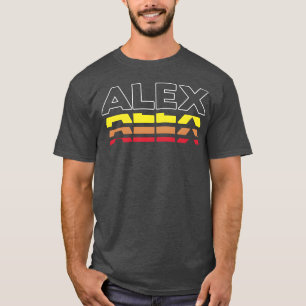 Ale voornaam grappige vintage zonsondergang Ale re T-shirt