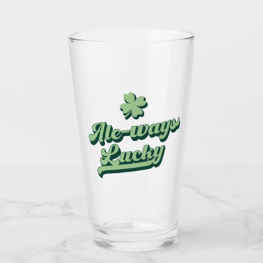 Ale-ways Lucky St Patrick's Day Glas (Voorkant)