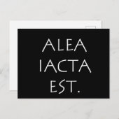 Alea Iacta Est Briefkaart (Voorkant / Achterkant)