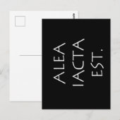 Alea Iacta Est Briefkaart (Voorkant / Achterkant)