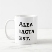 Alea Iacta Est - Caesar Latijn Quote Koffiemok (Links)
