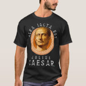 Alea iacta est De Die is Latijn Julius Caesa T-shirt (Voorkant)
