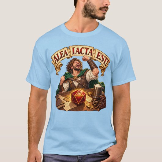 Alea Iacta Est DnD T-shirt (Voorkant)