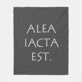 Alea Iacta Est Fleece Deken (Voorkant)