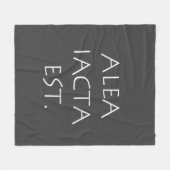 Alea Iacta Est Fleece Deken (Voorkant (Horizontaal))