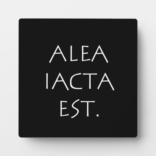 Alea Iacta Est Fotoplaat (Voorkant)