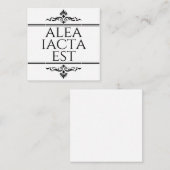 Alea Iacta Est Informatiekaartje (Voorkant / Achterkant)