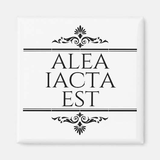 Alea Iacta Est Magneet (Voorkant)