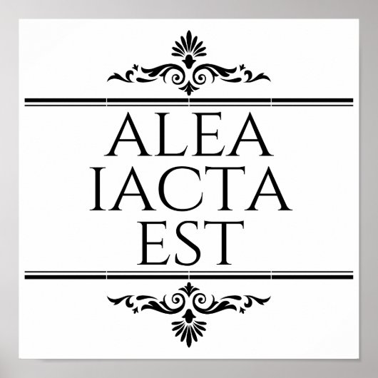 Alea Iacta Est Poster (Voorkant)