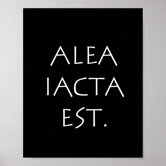 Alea Iacta Est Poster (Voorkant)