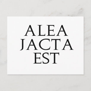 Alea Jacta Est Briefkaart