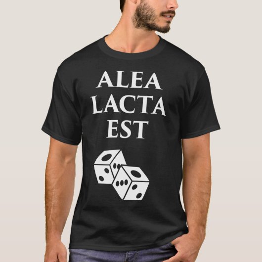 Alea Lacta Est History of ancient Rome Julius Ca T-shirt (Voorkant)