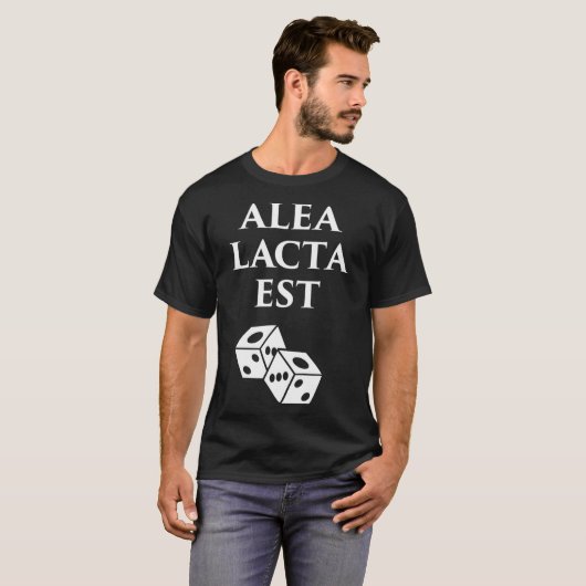 Alea Lacta Est History of ancient Rome Julius Ca T-shirt (Voorkant volledig)