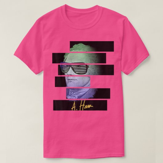 Aleander t voor kinderen mannen vrouwen Hamilton g T-shirt (Design voorkant)