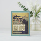 Aleardo Villa ~ Paris Art Nouveau Briefkaart (Staand voorkant)