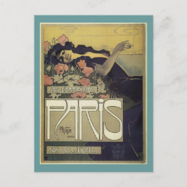 Aleardo Villa ~ Paris Art Nouveau Briefkaart
