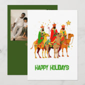 Alebrijes Folk Art Drie Magi Kings  Feestdagenkaart (Voorkant / Achterkant)