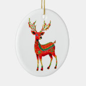 Alebrijes Folk Art Rendier  Keramisch Ornament (Rechts)