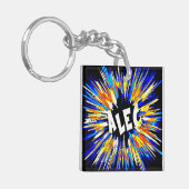 Alec Name Art Sleutelhanger (Voorkant Links)