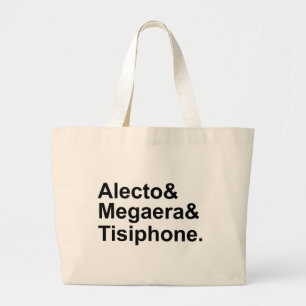 Alecto Megaera Tisiphone   Griekse Furies uit de M Grote Tote Bag