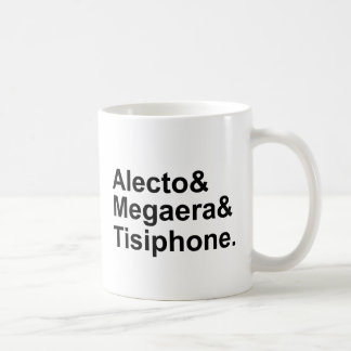 Alecto Megaera Tisiphone | Griekse Furies uit de M Koffiemok