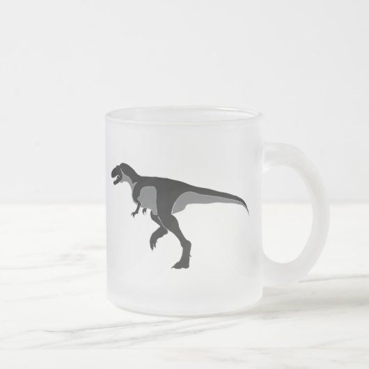 Alectrosaurus Dinosaur Matglas Koffiemok (Rechts)