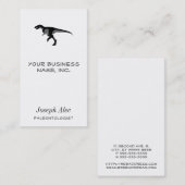 Alectrosaurus Dinosaur Visitekaartje (Voorkant / Achterkant)