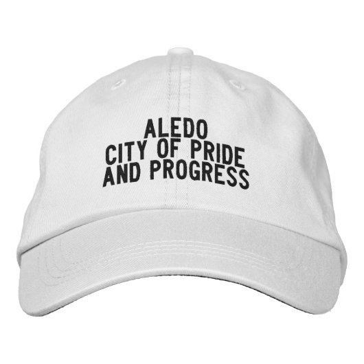 ALEDO Illinois Hoed Geborduurde Pet (Voorkant)