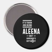 Aleena Gepersonaliseerde naam Birthday Magneet (Voorkant / Achterkant)