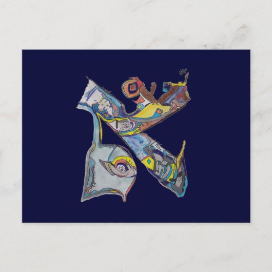 Alef Briefkaart (Voorkant)