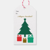 Alegre Navidad Cadeaulabel (Achterkant)