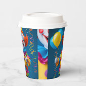¡Alegre Payaso de Fiesta! Papieren Bekers (Links)