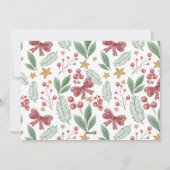 Alegría | Tarjeta Navideña Moderna con 2 Fotos Feestdagenkaart (Achterkant)