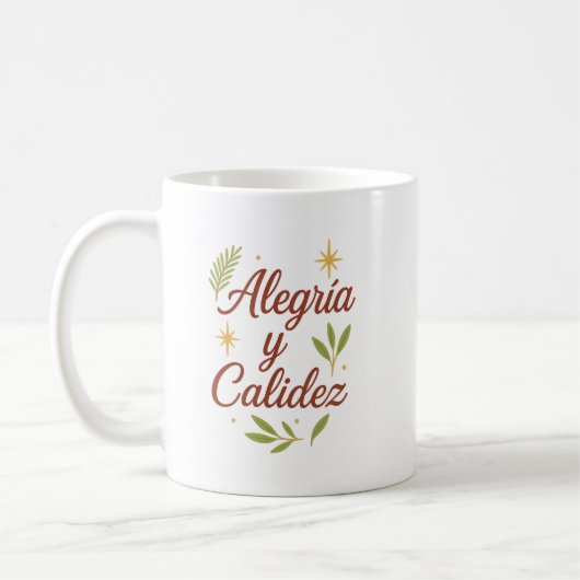 Alegría y Calidez ✨ | Elegant Christmas Design Koffiemok (Links)