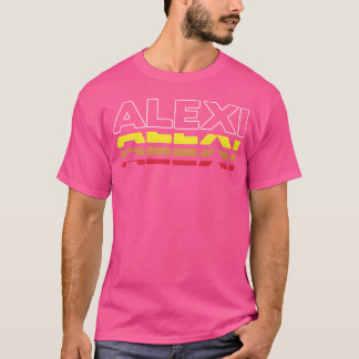 Alei voornaam grappige vintage zonsondergang Alei T-shirt