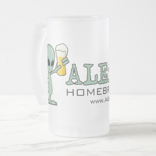 ALEiens Frosty Mok - 16 oz (Voorkant links)