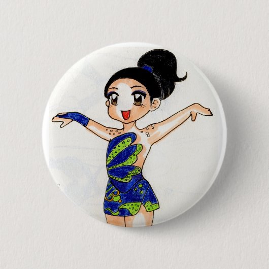Alejandra 2 ronde button 5,7 cm (Voorkant)