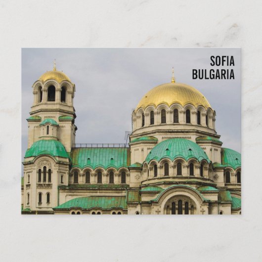 Aleksandr Nevskij-kathedraal in Sofia, Bulgarije Briefkaart (Voorkant)