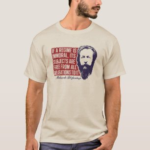 Aleksandr Solzhenitsyn - Leef niet van de familie T-shirt