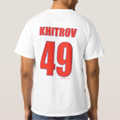 Aleksey Khitrov Hockey Tee Shirt (Achterkant)