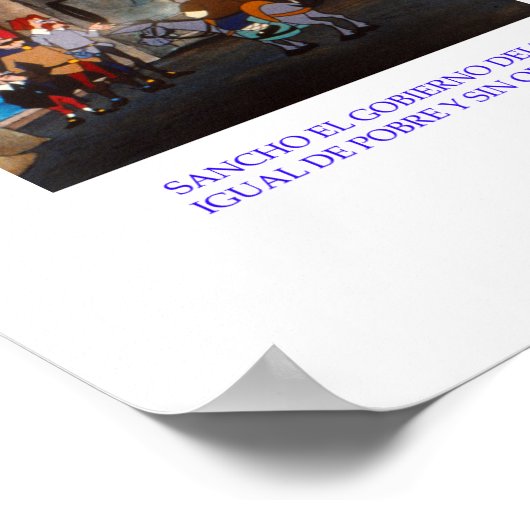 ALELUYA Don Quixote van @QUIXOTEdotTV Poster (Hoek)