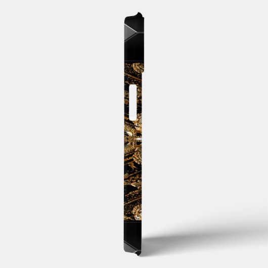 Alembertaine Elegant Baroque Girly Monogram Case-Mate iPhone Case (Achterkant / Rechts)