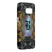 Alembertaine Elegant Baroque Girly Monogram Case-Mate Samsung Galaxy Hoesje (Back/Rechts)