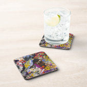 Alemshah Abstract Onderzetter set - Blue Jay (Rechterzijde)