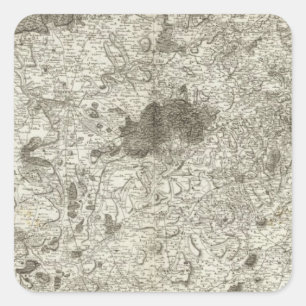 Alencon Vierkante Sticker