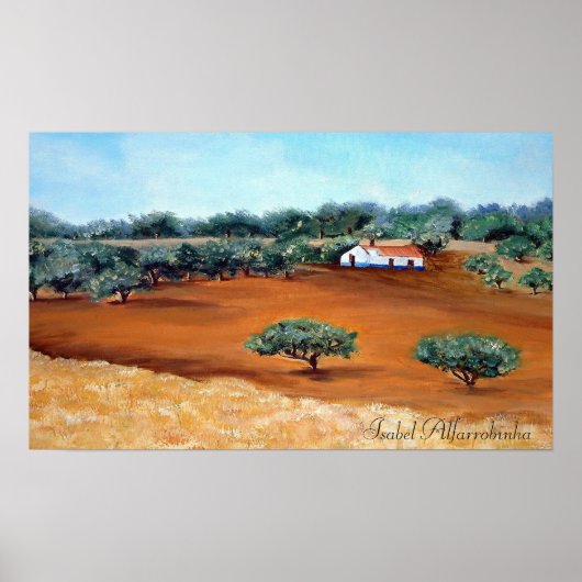 Alentejo in Portugal Poster (Voorkant)